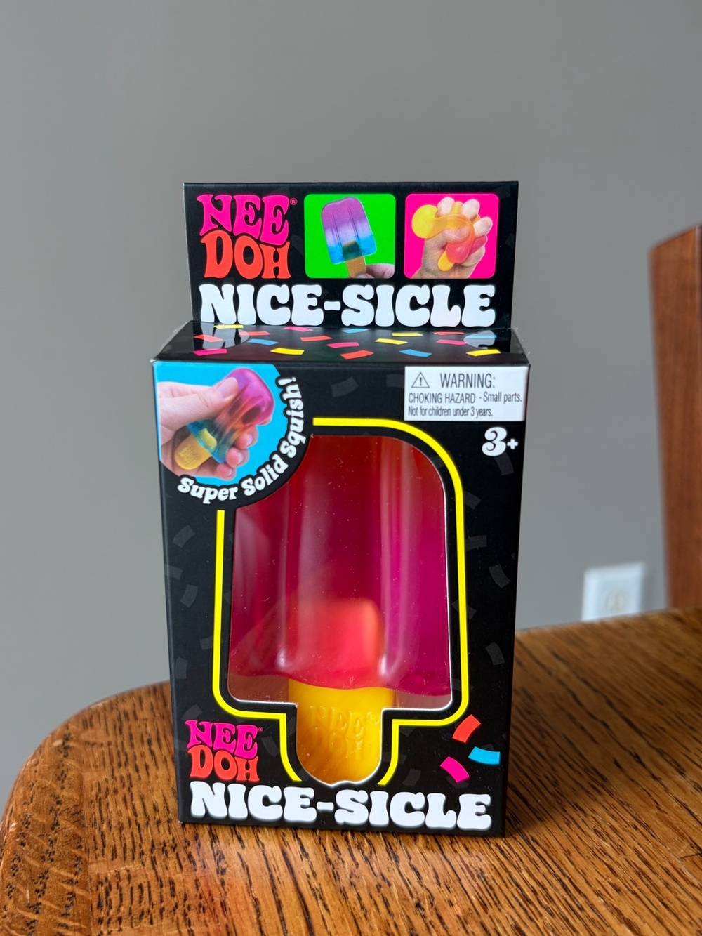 🍦Authentic NeeDoh Nice-Sicle Fidget Toy Pink/Orange